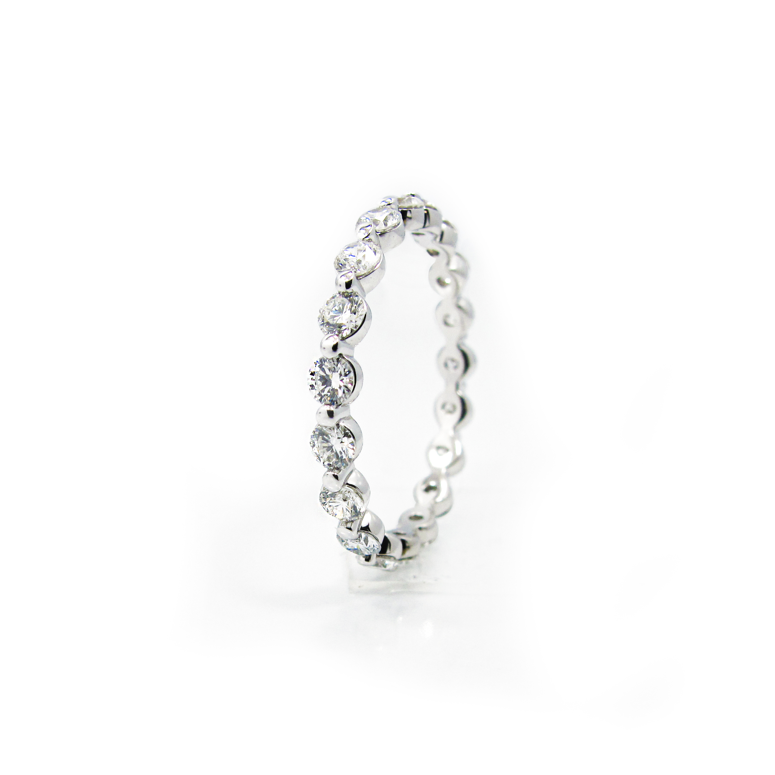 Single-Prong Diamond Eternity Band 2
