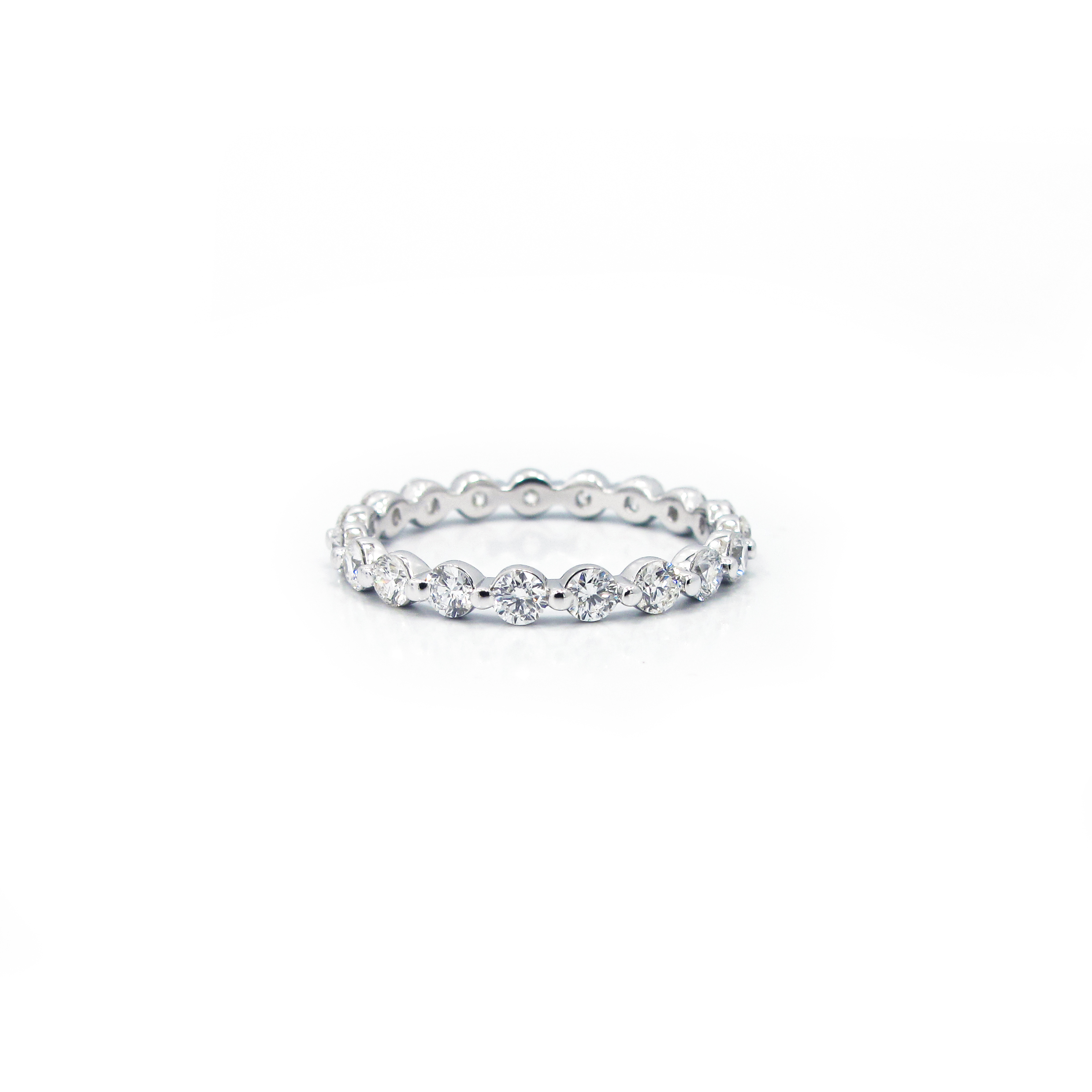 Single-Prong Diamond Eternity Band 1