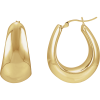 Puffed Gold Earrings